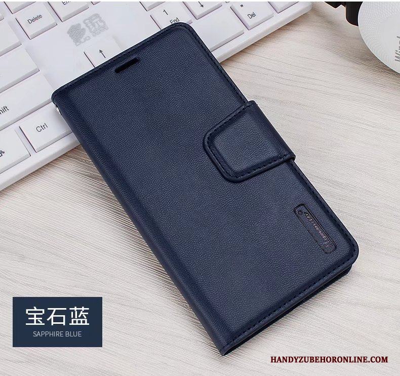 Redmi Note 9 All Inclusive Fallskydd Clamshell Röd Silikon Skal Telefon Läderfodral