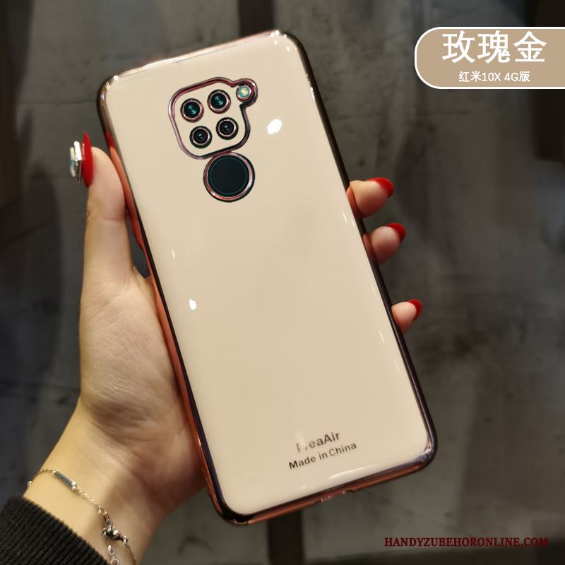 Redmi Note 9 Skal Telefon Silikon All Inclusive Liten Net Red Slim Guld