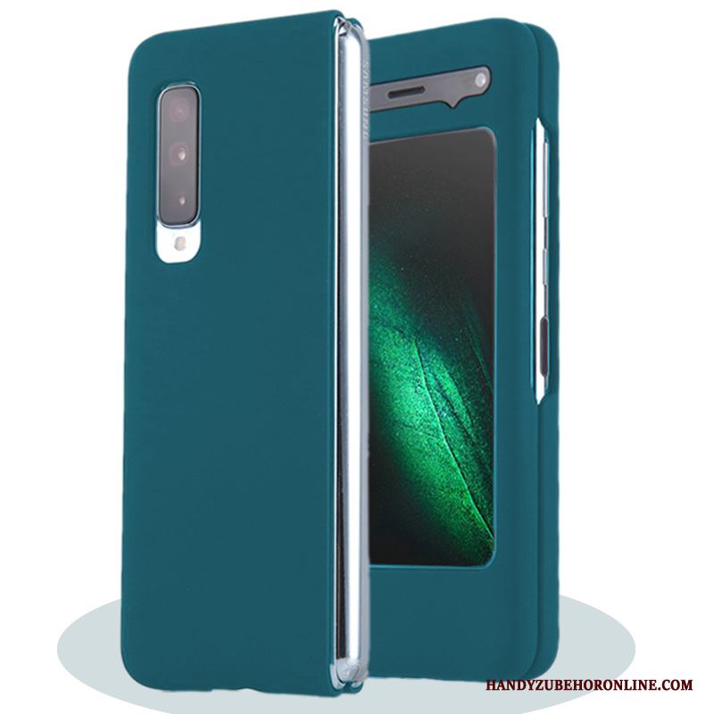 Samsung Fold Slim Skal Telefon Stjärna Purpur Nubuck Faldigt All Inclusive