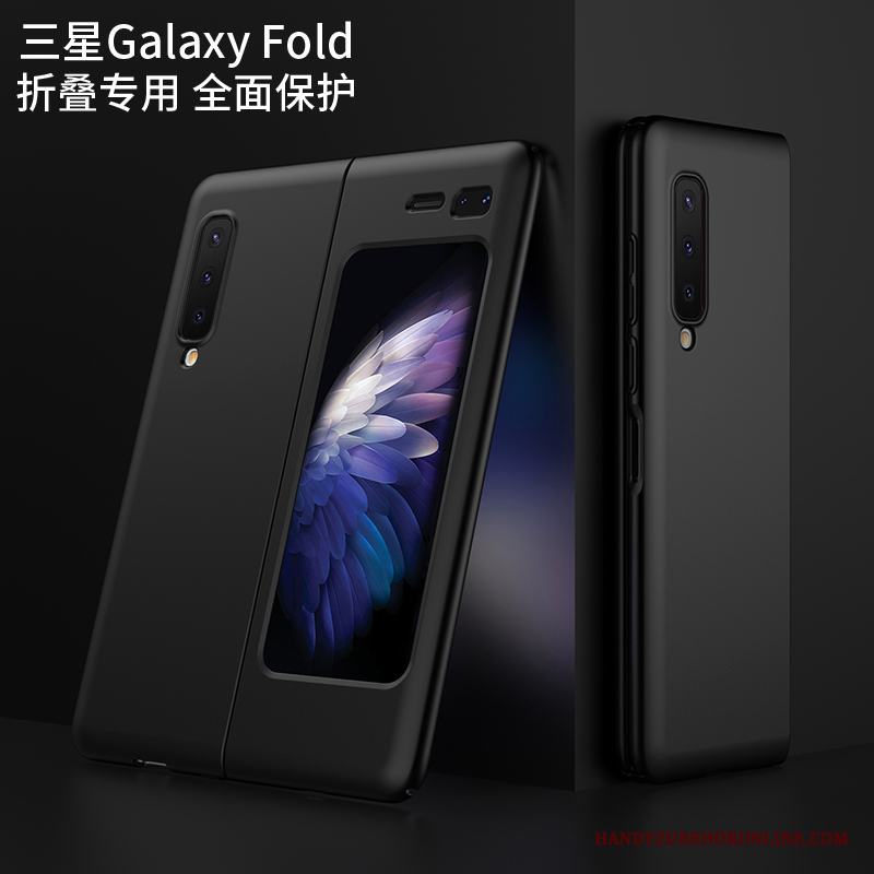 Samsung Fold Stjärna Transparent Fodral All Inclusive Nubuck Skal Telefon Skydd