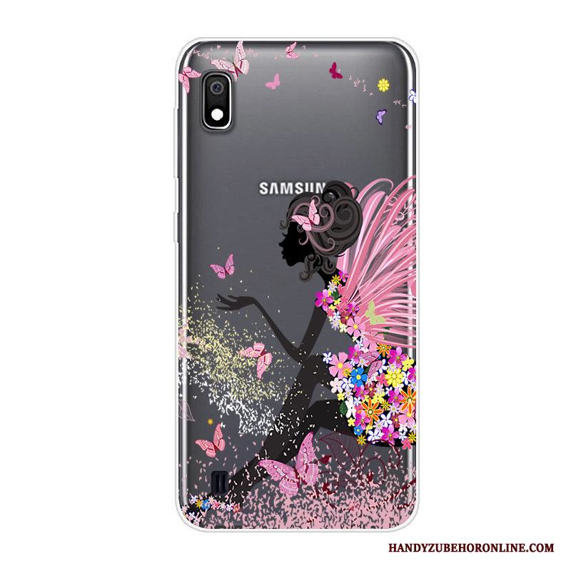 Samsung Galaxy A10 All Inclusive Tecknat Fallskydd Silikon Stjärna Skal Telefon Fodral