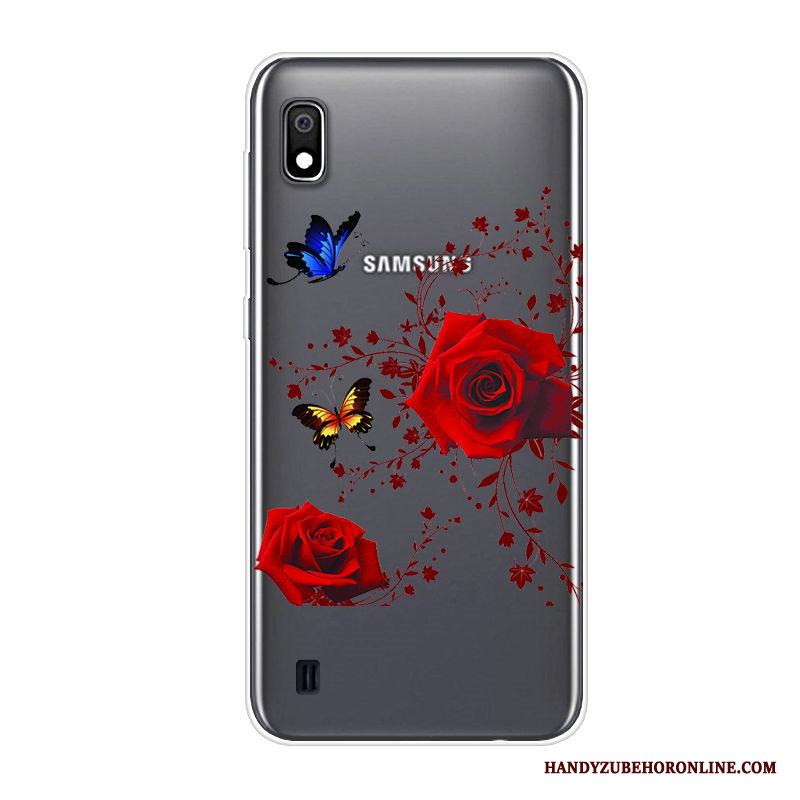 Samsung Galaxy A10 All Inclusive Tecknat Fallskydd Silikon Stjärna Skal Telefon Fodral