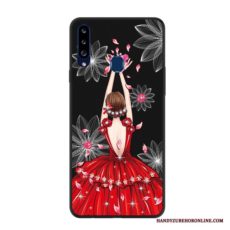 Samsung Galaxy A20s Mjuk Skal Telefon Fodral Anpassa Fallskydd Stjärna Enkel