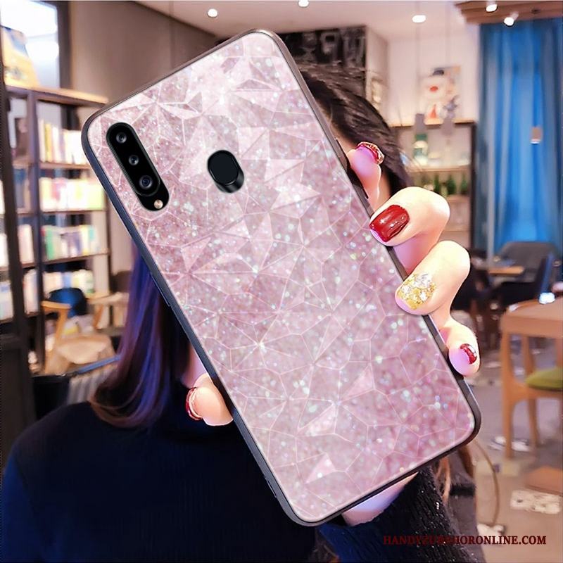 Samsung Galaxy A20s Skal Telefon Fallskydd Liten Diamantform Kyla Hängsmycken Polka Dot