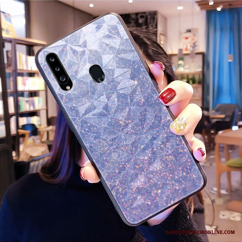 Samsung Galaxy A20s Skal Telefon Fallskydd Liten Diamantform Kyla Hängsmycken Polka Dot