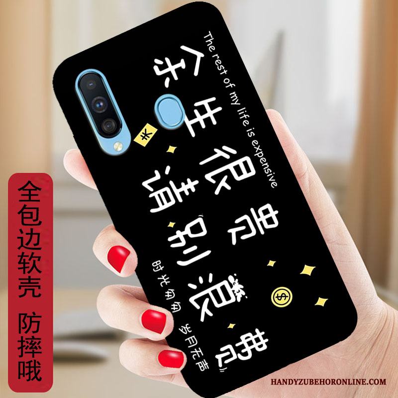 Samsung Galaxy A20s Skydd Fodral Nubuck Stjärna Trend Varumärke Skal Telefon Rosa