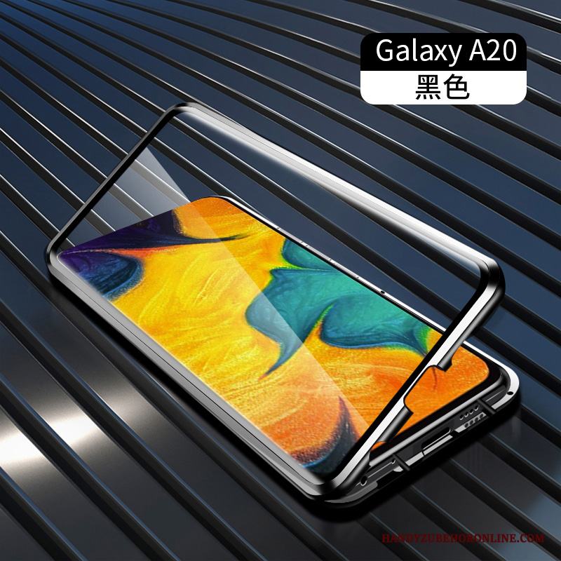 Samsung Galaxy A20s Stjärna Reversibel Grön Skal Telefon Glas