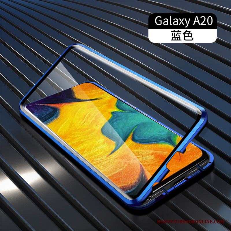 Samsung Galaxy A20s Stjärna Reversibel Grön Skal Telefon Glas