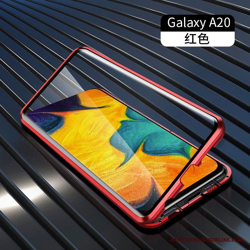 Samsung Galaxy A20s Stjärna Reversibel Grön Skal Telefon Glas
