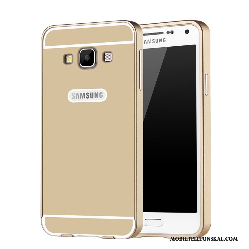 Samsung Galaxy A3 2015 Metall Frame Mobil Telefon Skal Telefon Skydd Stjärna Fodral