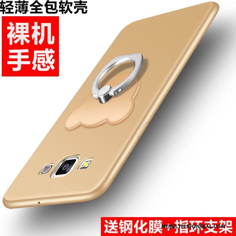Samsung Galaxy A3 2015 Skal Telefon Fallskydd All Inclusive Röd Mjuk Stjärna Fodral