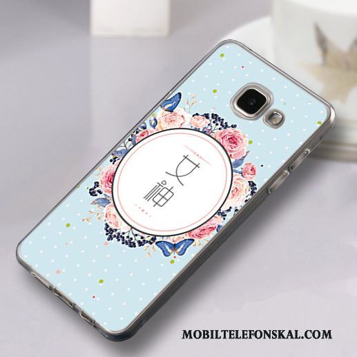 Samsung Galaxy A3 2016 Skal Pu Fodral Silikon Stjärna All Inclusive Mobil Telefon Bakre Omslag