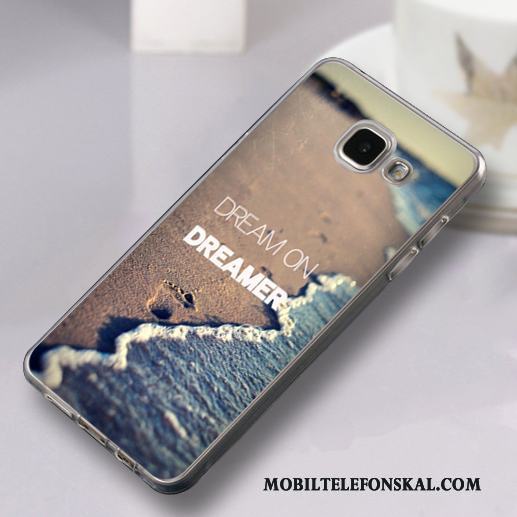 Samsung Galaxy A3 2016 Skal Pu Fodral Silikon Stjärna All Inclusive Mobil Telefon Bakre Omslag