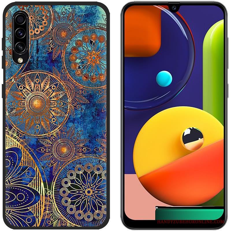 Samsung Galaxy A30s Fallskydd Tecknat Skal Silikon Telefon Mjuk Fodral