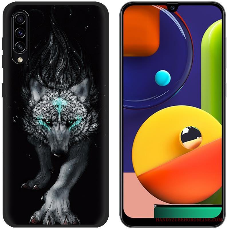 Samsung Galaxy A30s Fallskydd Tecknat Skal Silikon Telefon Mjuk Fodral