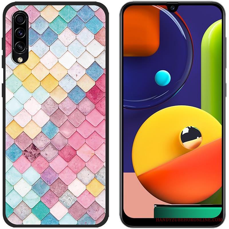 Samsung Galaxy A30s Fallskydd Tecknat Skal Silikon Telefon Mjuk Fodral