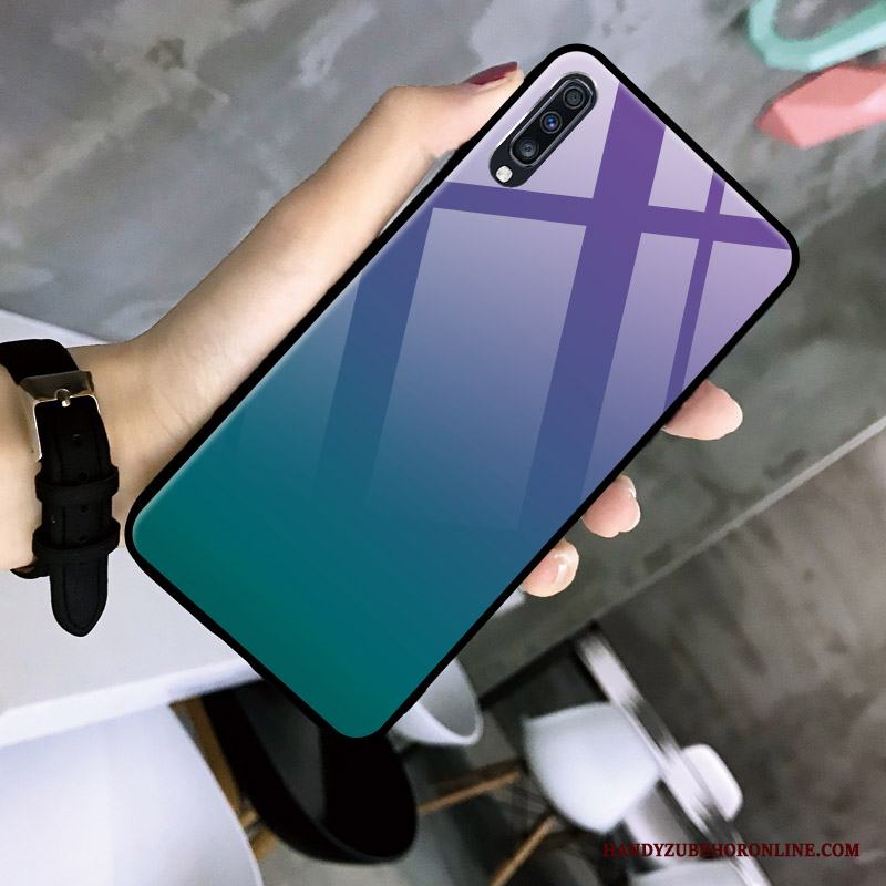 Samsung Galaxy A30s Skal Färg Fodral Trend Enkel Stjärna Glas Gradient