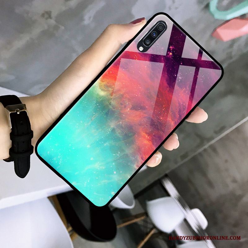 Samsung Galaxy A30s Skal Färg Fodral Trend Enkel Stjärna Glas Gradient