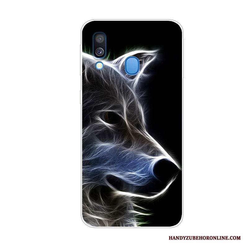 Samsung Galaxy A40 Silikon Mjuk Skydd Fallskydd Personlighet Skal Telefon Stjärna