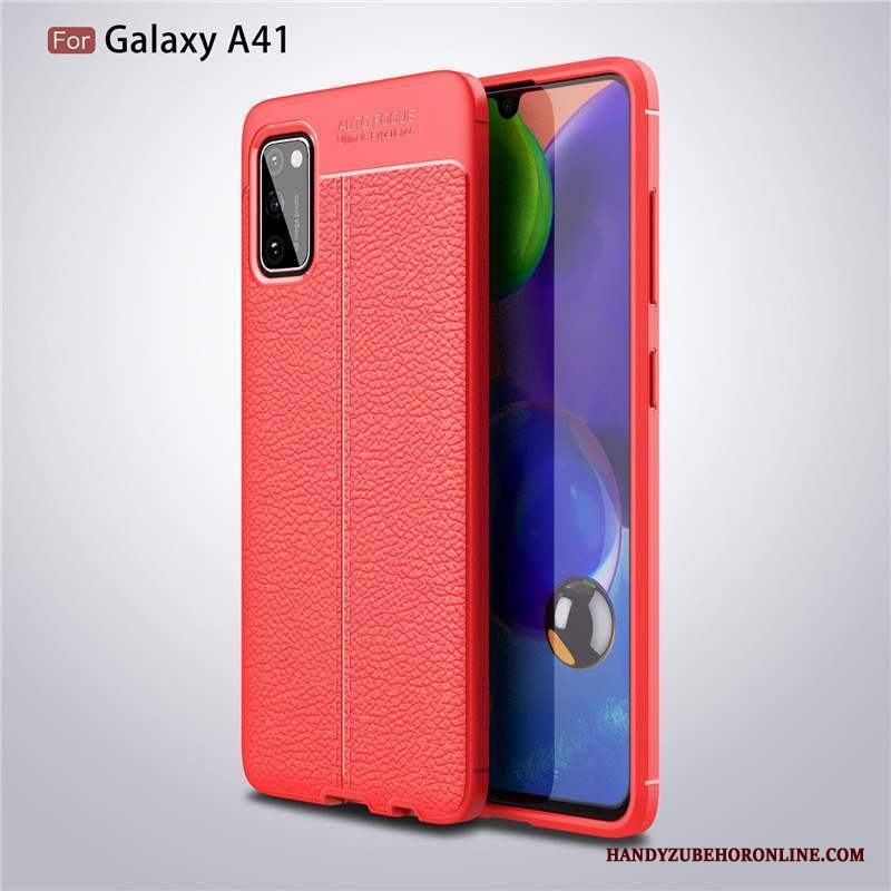 Samsung Galaxy A41 Skal Telefon Mobil Telefon Fodral Mönster Fallskydd Business Glidskydds