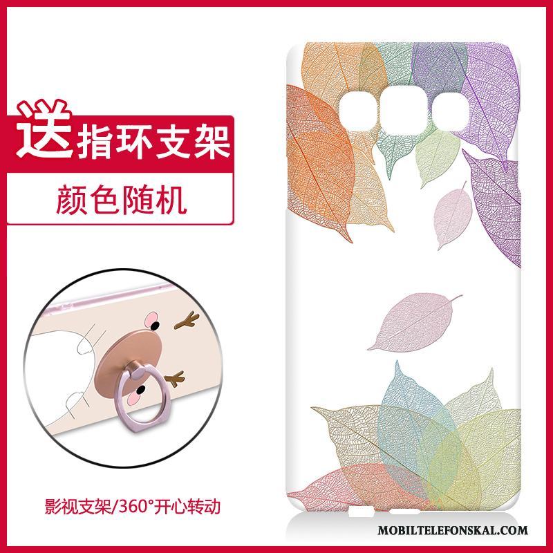 Samsung Galaxy A5 2015 Kreativa Vacker Skal Telefon Blommor Silikon Mjuk Fodral