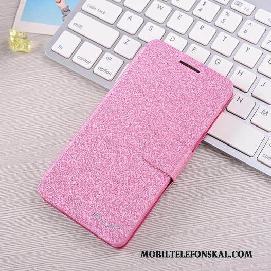 Samsung Galaxy A5 2015 Läderfodral Stjärna Rosa Guld Skydd Skal Telefon Clamshell Mobil Telefon