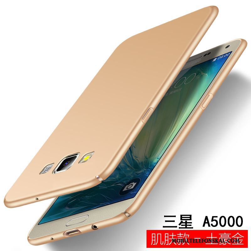 Samsung Galaxy A5 2015 Silikon Vacker Hård Rosa Guld Stjärna Skal Fallskydd