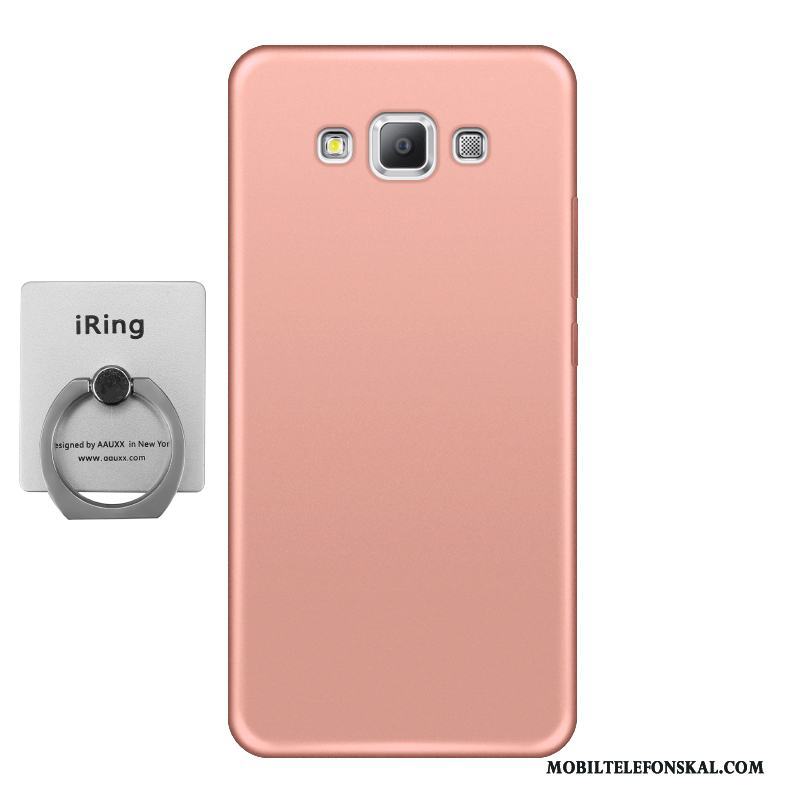 Samsung Galaxy A5 2015 Skal All Inclusive Nubuck Enkel Grön Silikon Fodral Skydd
