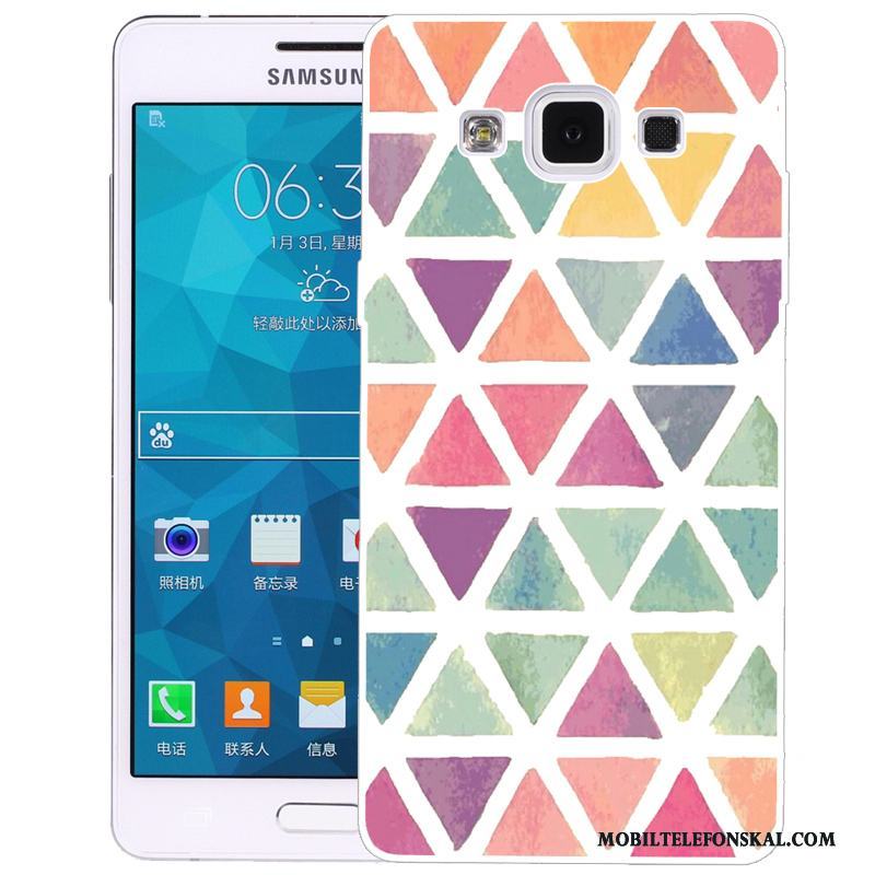 Samsung Galaxy A5 2015 Skydd Rosa Mobil Telefon Skal Mjuk Stjärna Fodral