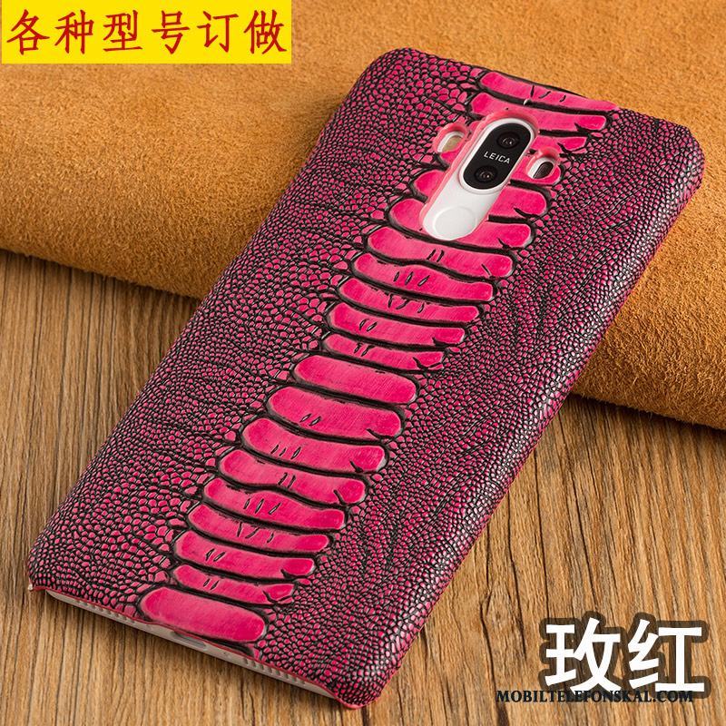 Samsung Galaxy A5 2015 Stjärna Fallskydd Skal Telefon Läderfodral Bakre Omslag Äkta Läder Lyxiga