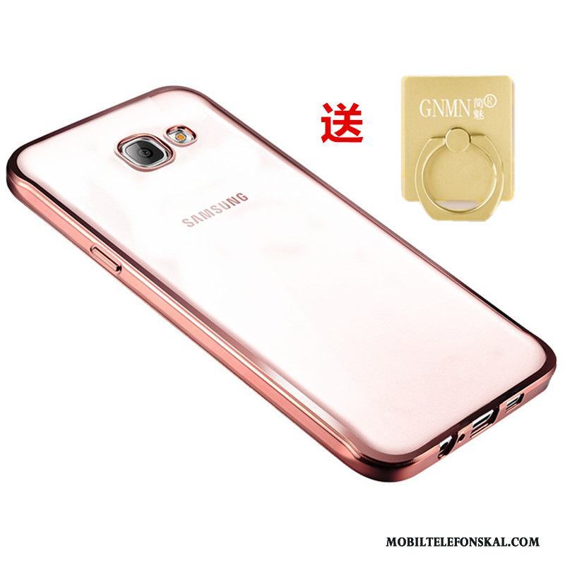 Samsung Galaxy A5 2016 Mjuk Transparent Silikon Stjärna Skal Skydd Fodral