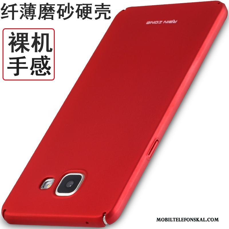 Samsung Galaxy A5 2016 Silikon Röd Stjärna All Inclusive Fodral Skal Telefon Nubuck