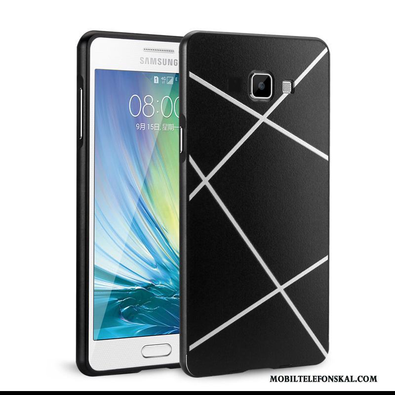 Samsung Galaxy A5 2016 Skal Metall Skydd Fallskydd Silver Frame Spegel