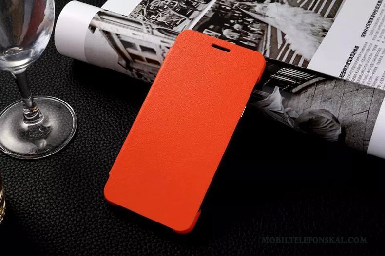 Samsung Galaxy A5 2016 Skal Mjuk Tunn Orange Clamshell Fodral Skydd Mobil Telefon