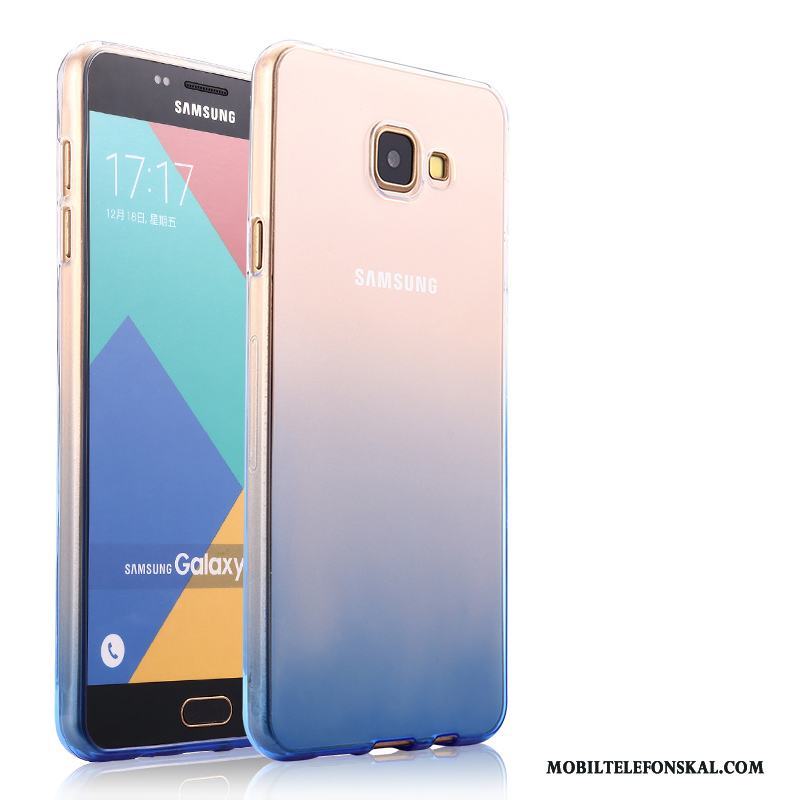 Samsung Galaxy A5 2016 Stjärna Silikon Skal Mjuk Skydd Röd Fodral