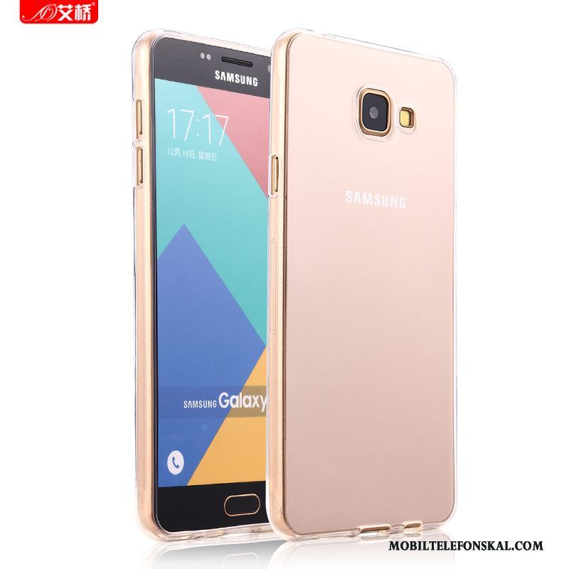 Samsung Galaxy A5 2016 Stjärna Silikon Skal Mjuk Skydd Röd Fodral