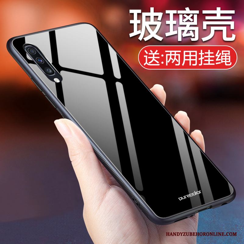 Samsung Galaxy A50 Fallskydd Gradient Mjuk Skal Telefon Enkel Kreativa Glas