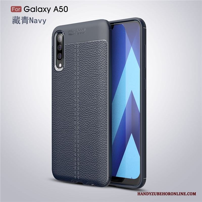 Samsung Galaxy A50 Kreativa Personlighet Fallskydd Svart Skal Mode Mönster