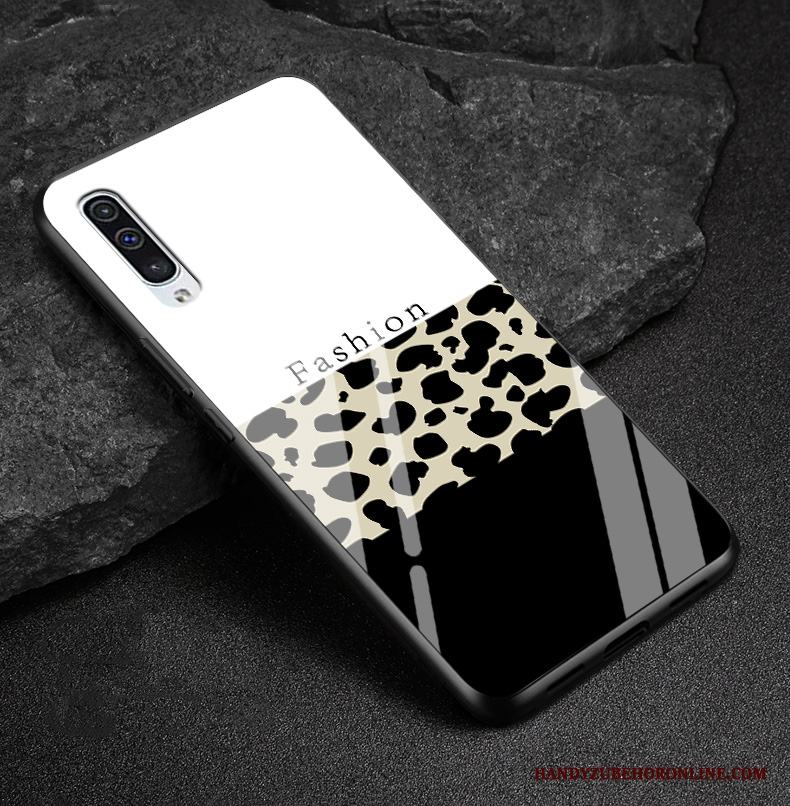 Samsung Galaxy A50 Skal Leopard Fodral Skydd Glas Mjuk Sy Silikon