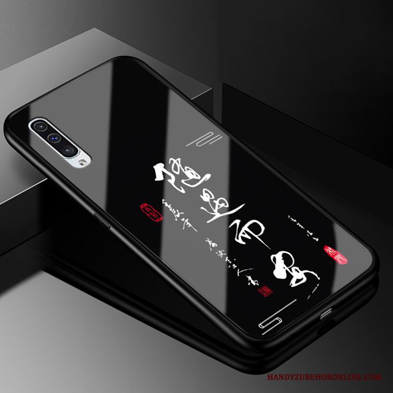 Samsung Galaxy A50 Svart Fallskydd Glas Kreativa All Inclusive Skal Telefon Fodral