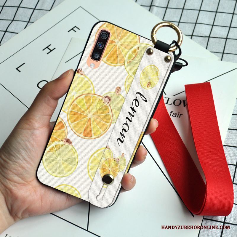 Samsung Galaxy A50s Skal Fodral Frukt Björn Skydd Jordgubbar Support Tecknat