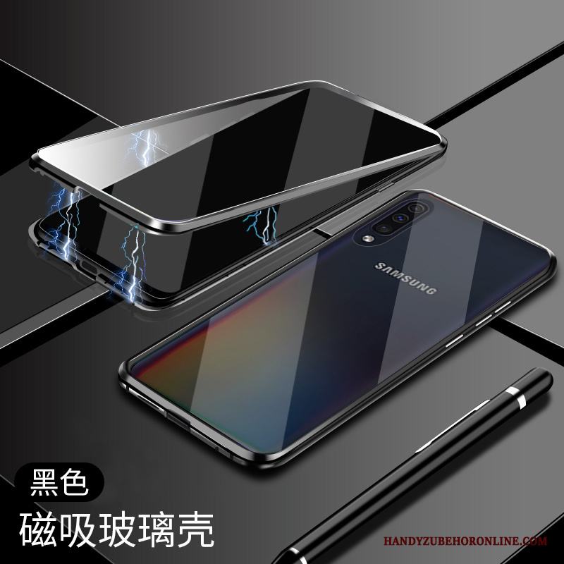 Samsung Galaxy A50s Skal Telefon Blå Magnetic Reversibel Stjärna Fodral All Inclusive