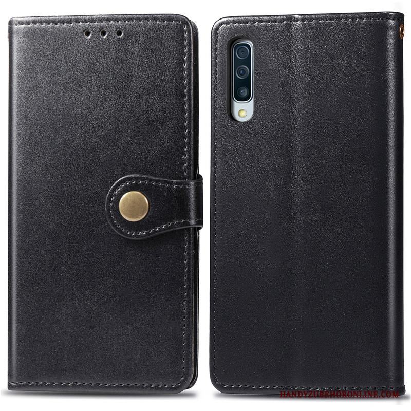 Samsung Galaxy A50s Skydd Skal Telefon Stjärna Solid Färg Täcka Hängsmycken Fodral