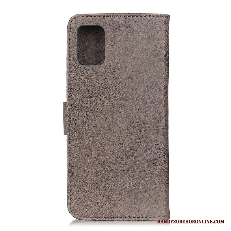 Samsung Galaxy A51 Fodral Ny Täcka Skal Telefon Retro Magnetic Plånbok