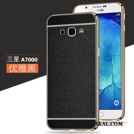 Samsung Galaxy A7 2015 Mobil Telefon Stjärna Silikon Skal Telefon Rosa Fallskydd Fodral