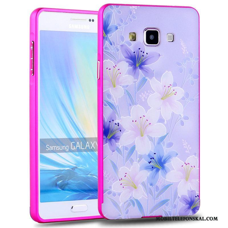 Samsung Galaxy A7 2015 Skal Hård Vacker All Inclusive Trend Stjärna Tecknat Grön