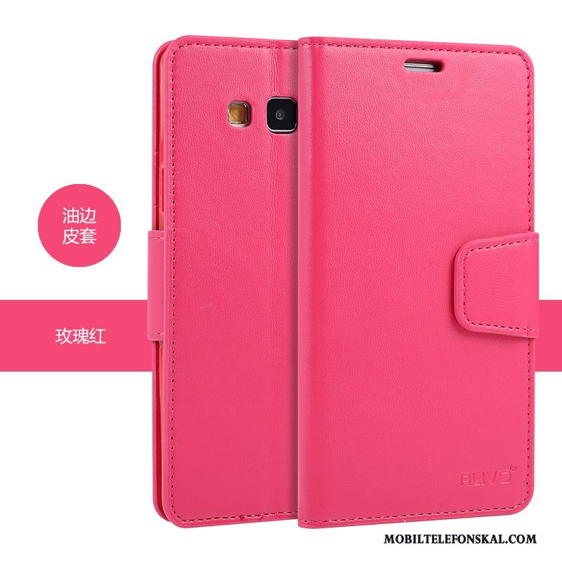 Samsung Galaxy A7 2015 Skal Stjärna Skydd Silikon Rosa Fodral Grön Mobil Telefon