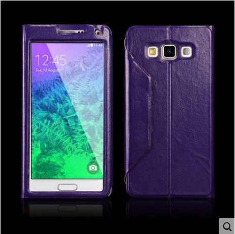 Samsung Galaxy A7 2015 Skal Telefon Fallskydd Fodral Stjärna Purpur Täcka Mobil Telefon