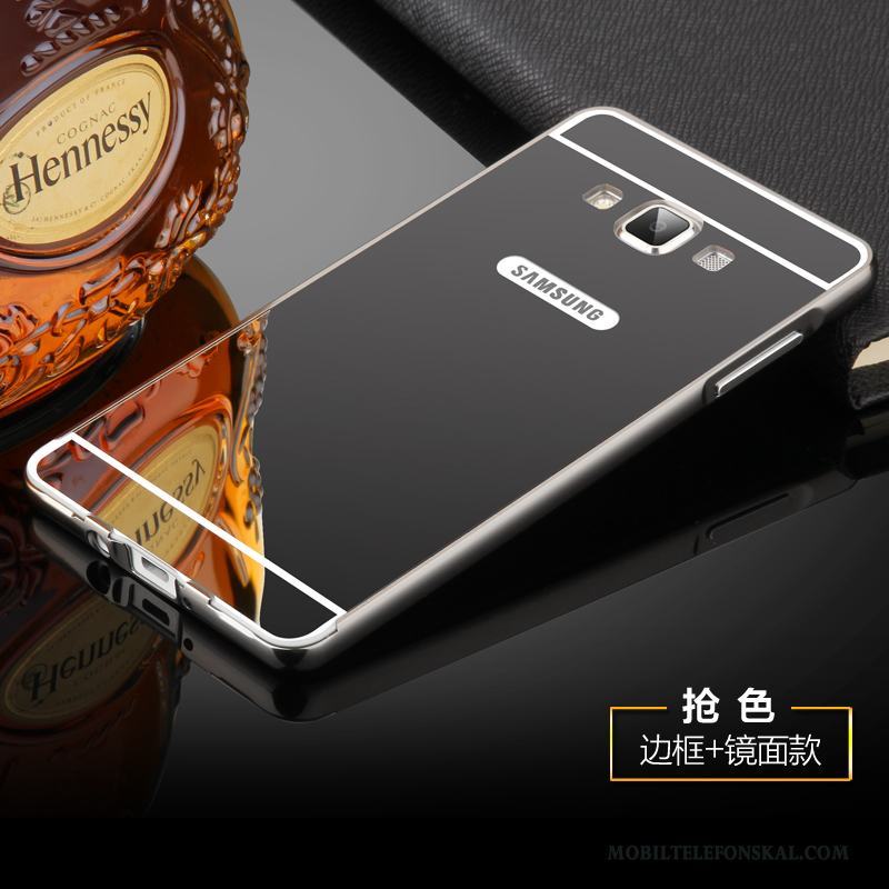 Samsung Galaxy A7 2015 Skydd Fodral Skal Frame Stjärna Tunn Metall