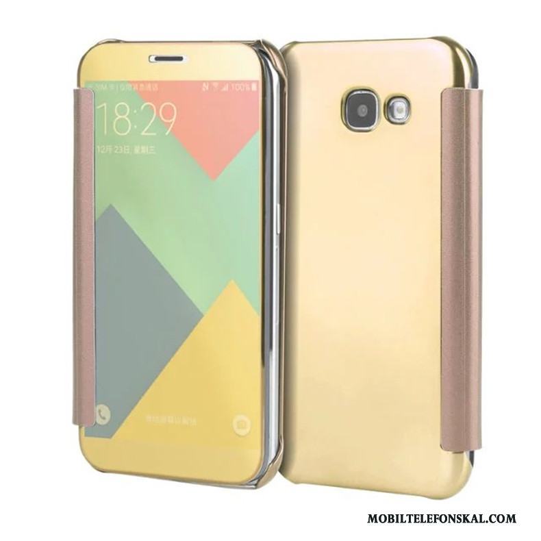 Samsung Galaxy A7 2017 Plating Fodral Skydd Skal Telefon Rosa Täcka